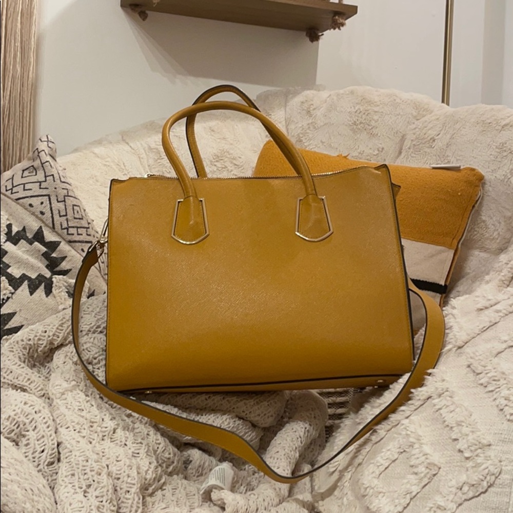 Mustard Satchel Bag